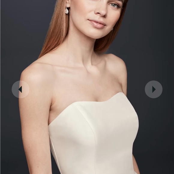 Wedding dress - NWT customized with red corset back size 10-14 - Picture 6 of 10